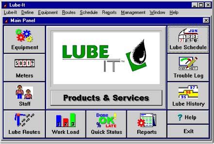 Lube IT lubrication software