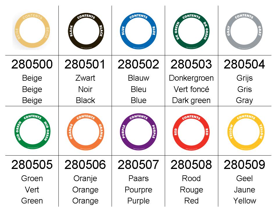 Label Safe Labels Rond 51 mm dia, 10 kleuren
